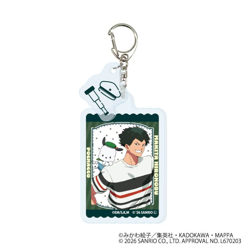 パーツ付きアクリルキーホルダー「忘却バッテリー×サンリオキャラクターズ」01/コンプリートセット(全7種)(コラボイラスト)