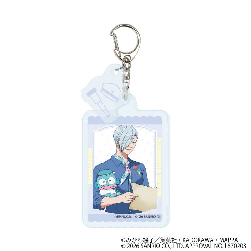 パーツ付きアクリルキーホルダー「忘却バッテリー×サンリオキャラクターズ」01/ブラインド(7種)(コラボイラスト)