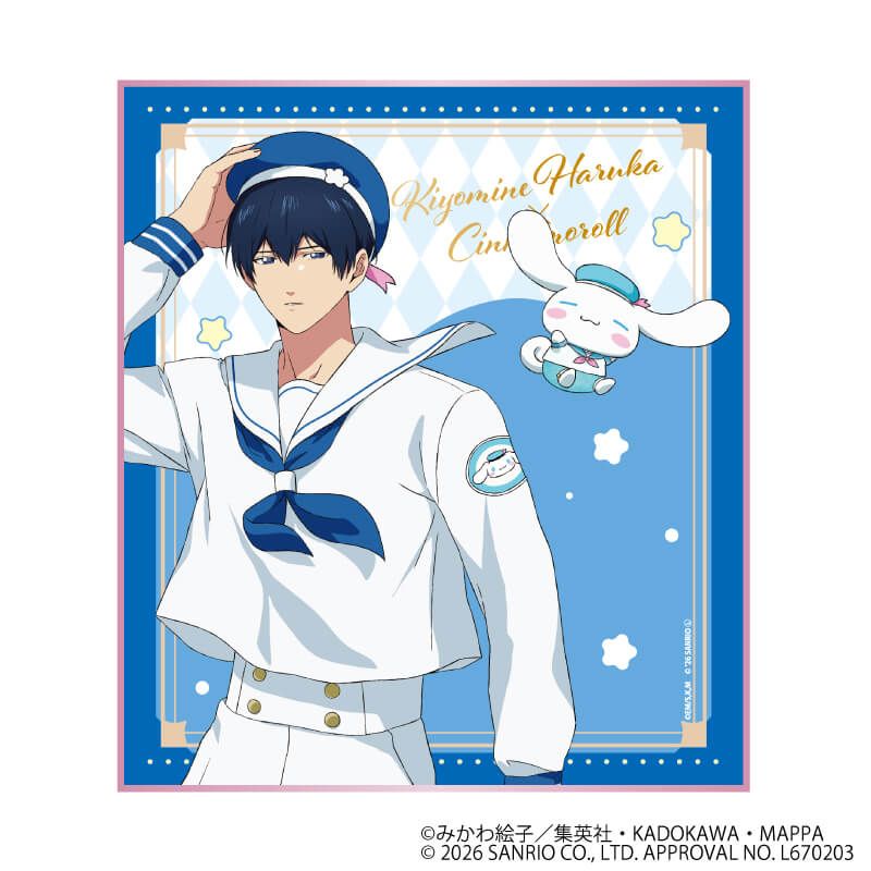 ミニ色紙「忘却バッテリー×サンリオキャラクターズ」01/コンプリートセット(全7種)(コラボイラスト)