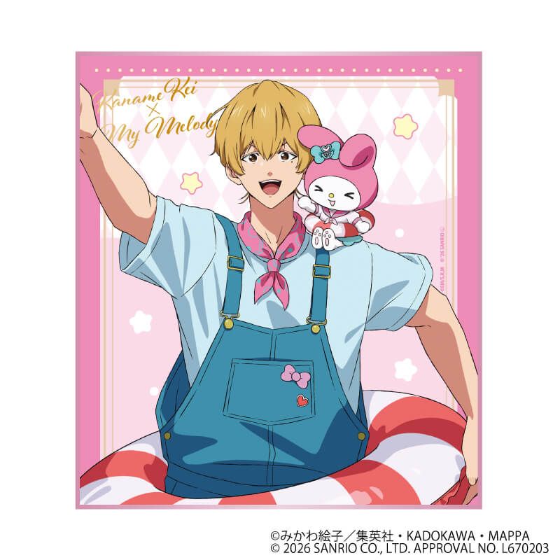 ミニ色紙「忘却バッテリー×サンリオキャラクターズ」01/コンプリートセット(全7種)(コラボイラスト)