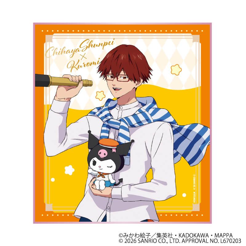 ミニ色紙「忘却バッテリー×サンリオキャラクターズ」01/コンプリートセット(全7種)(コラボイラスト)