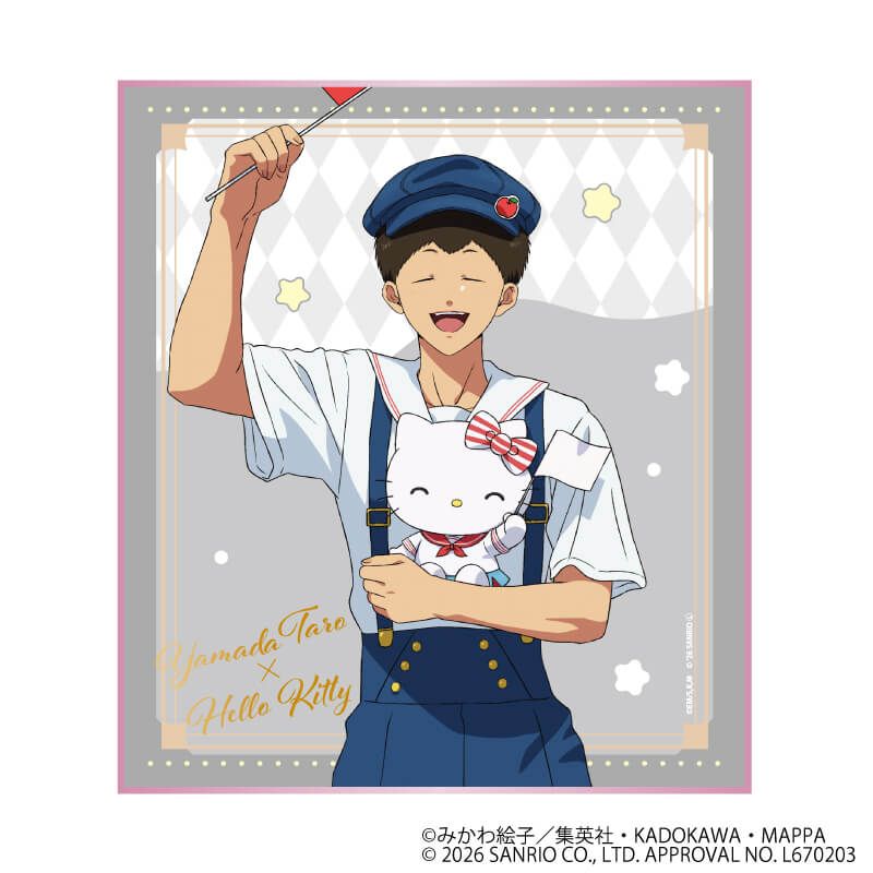 ミニ色紙「忘却バッテリー×サンリオキャラクターズ」01/コンプリートセット(全7種)(コラボイラスト)