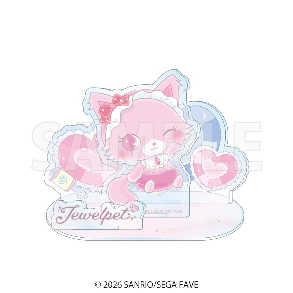 ジュエルペット 背景付きアクリルスタンド ガーネット