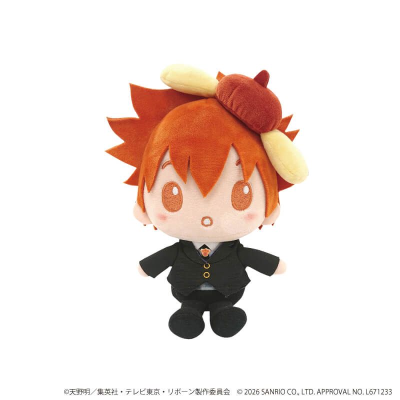 ぬいぐるみ「家庭教師ヒットマンREBORN!×SANRIO CHARACTERS」02/沢田綱吉×ポムポムプリン