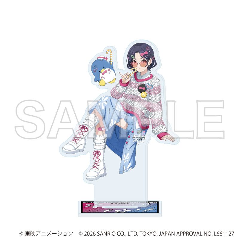 アクリルスタンド「ガールズバンドクライ×サンリオキャラクターズ」25/ナナ×タキシードサム(コラボイラスト)