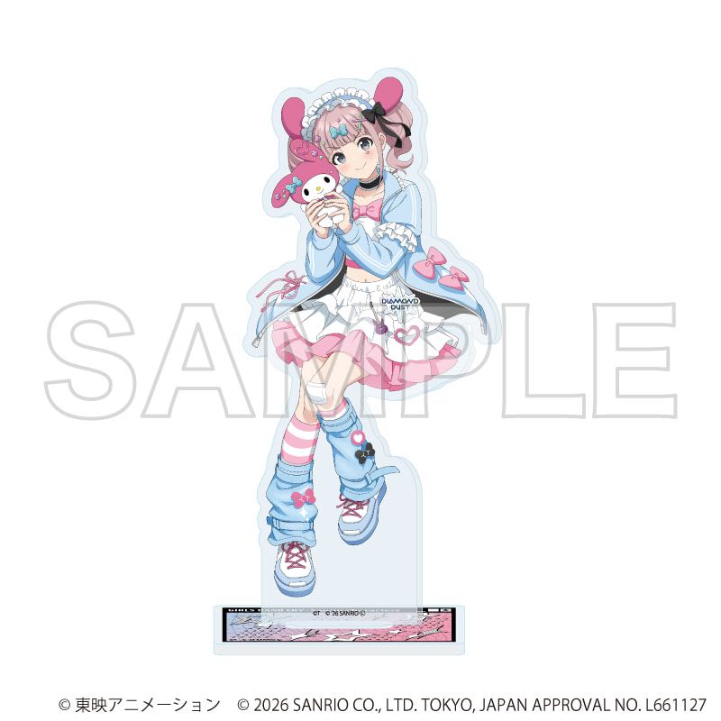 アクリルスタンド「ガールズバンドクライ×サンリオキャラクターズ」24/ヒナ×マイメロディ(コラボイラスト)