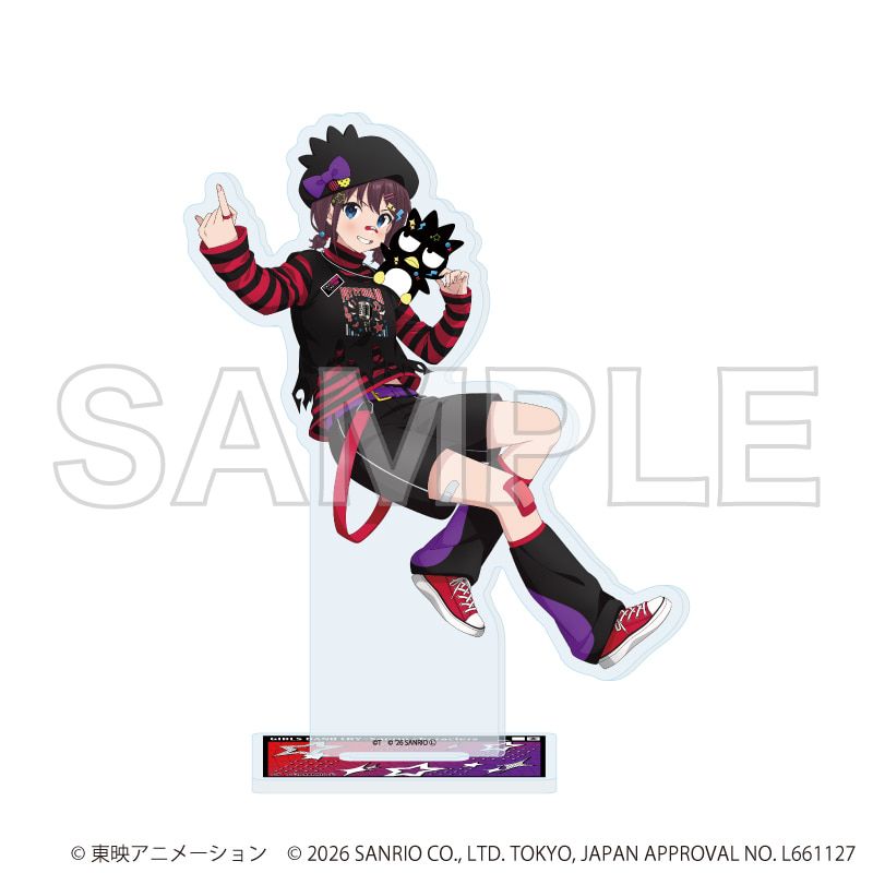 アクリルスタンド「ガールズバンドクライ×サンリオキャラクターズ」19/井芹 仁菜×バッドばつ丸(コラボイラスト)