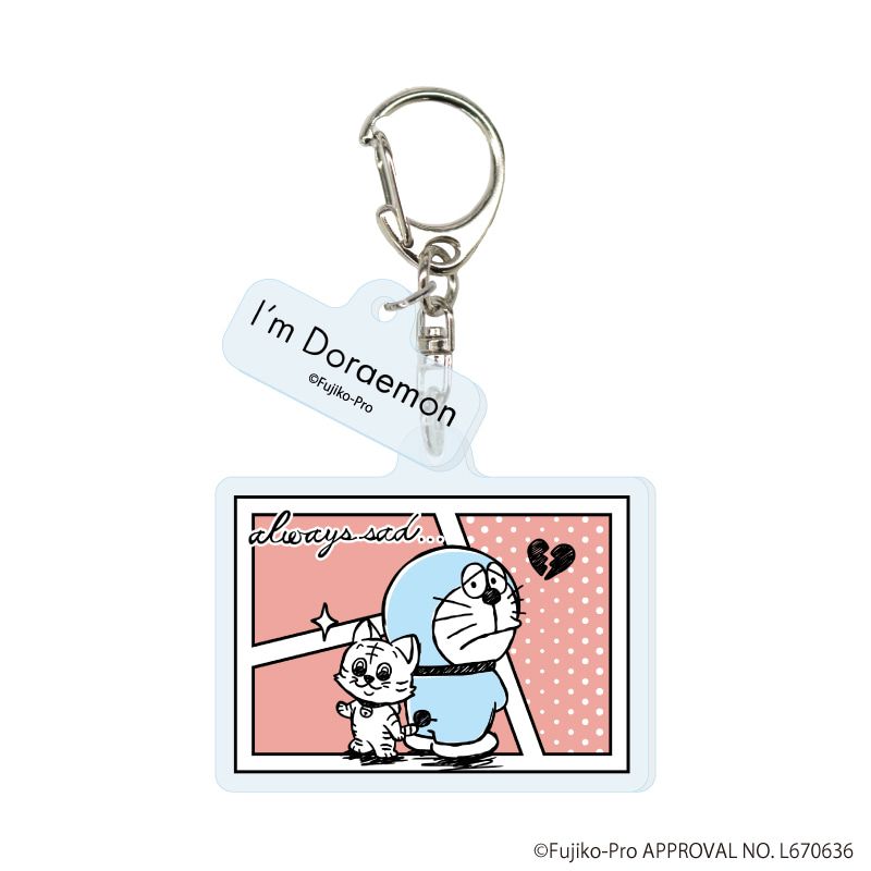 パーツ付きアクリルキーホルダー「I'm Doraemon」02/コンプリートセット(全6種)