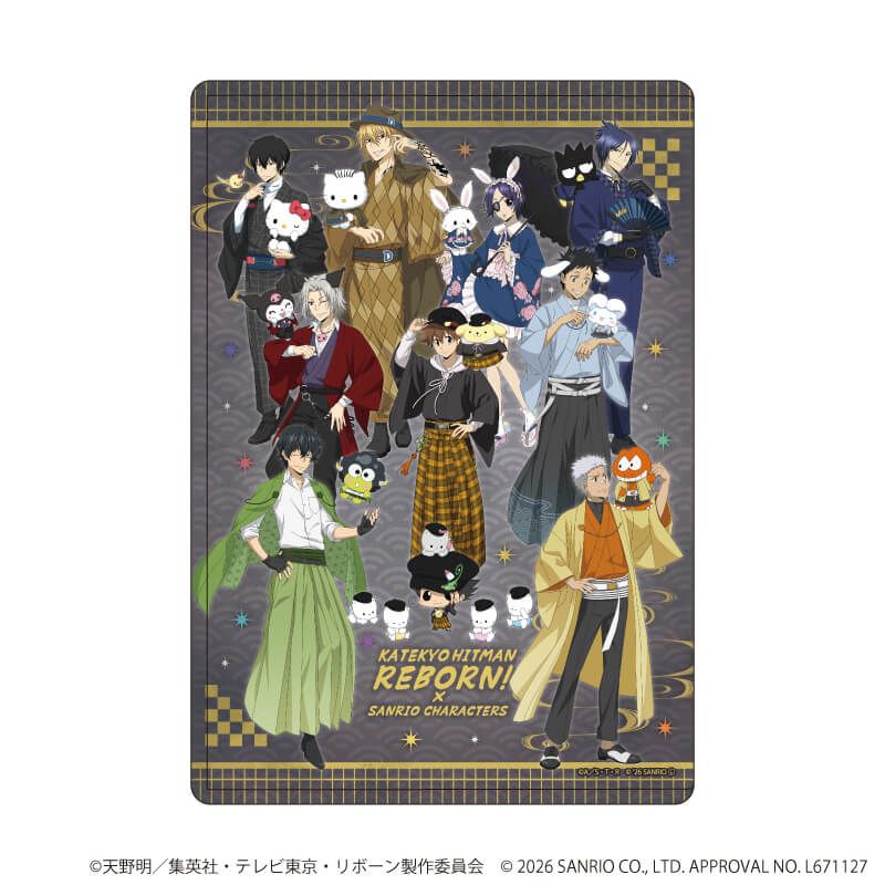 キャラクリアケース「家庭教師ヒットマンREBORN!×SANRIO CHARACTERS」11/集合デザイン(コラボイラスト)