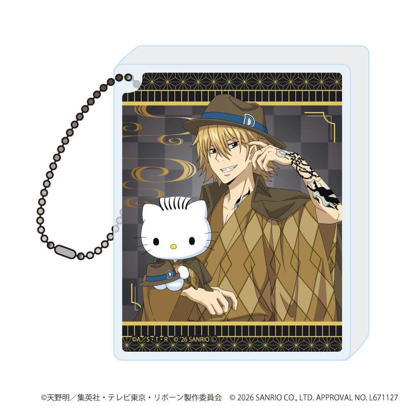アクリルブロックキーホルダー「家庭教師ヒットマンREBORN!×SANRIO CHARACTERS」02/コンプリートセット(全5種)(コラボイラスト)