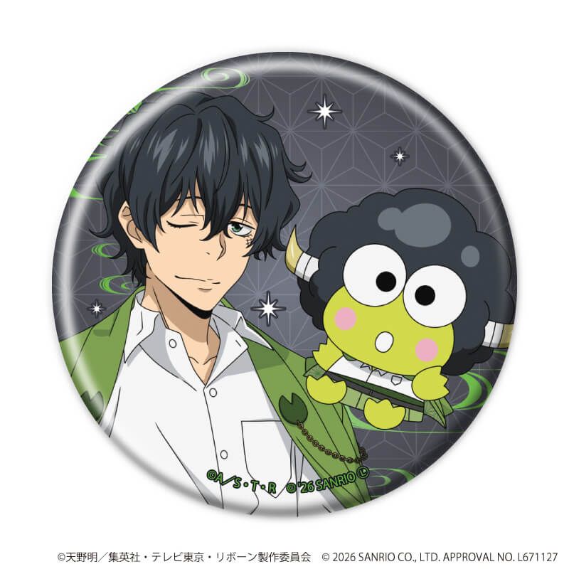 缶バッジ57ミリ「家庭教師ヒットマンREBORN!×SANRIO CHARACTERS」08/コンプリートセット(全10種)(コラボイラスト)