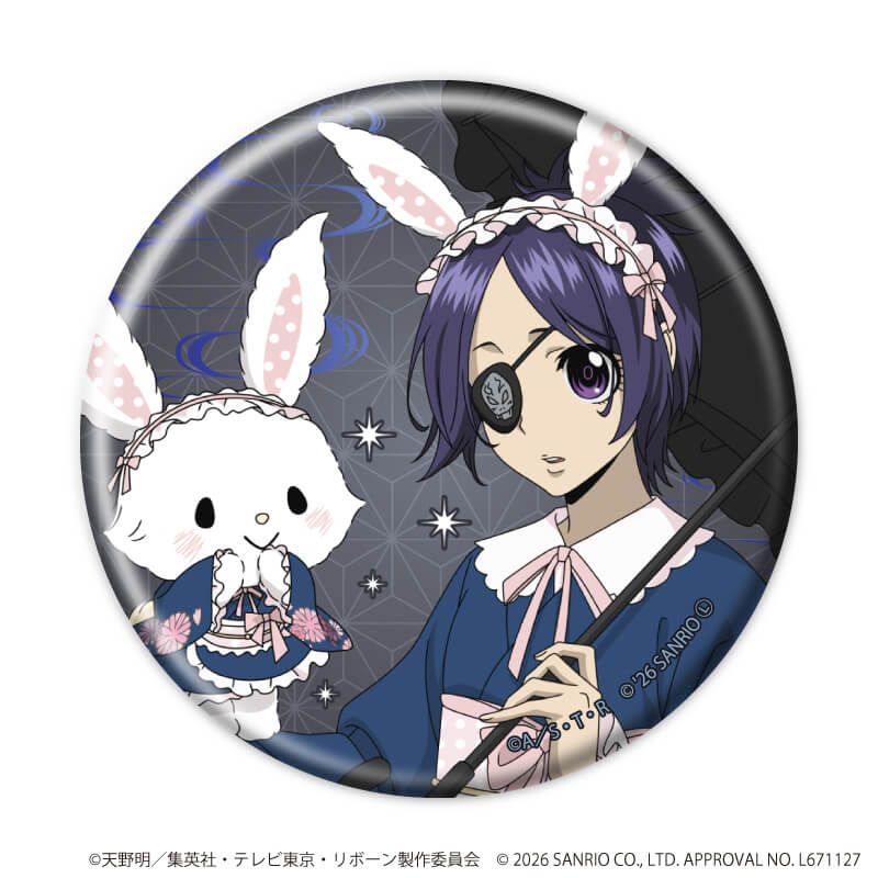 缶バッジ57ミリ「家庭教師ヒットマンREBORN!×SANRIO CHARACTERS」08/コンプリートセット(全10種)(コラボイラスト)
