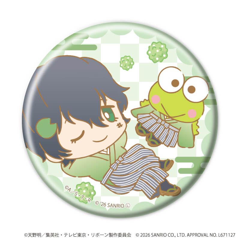 缶バッジ57ミリ「家庭教師ヒットマンREBORN!×SANRIO CHARACTERS」09/ブラインド(10種)(コラボイラスト)