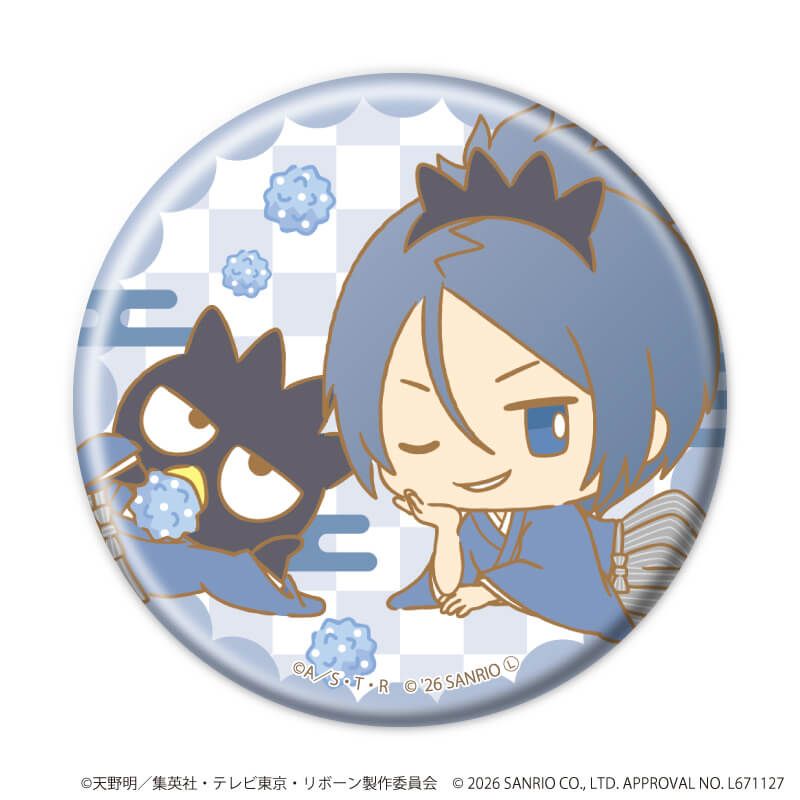 缶バッジ57ミリ「家庭教師ヒットマンREBORN!×SANRIO CHARACTERS」09/ブラインド(10種)(コラボイラスト)