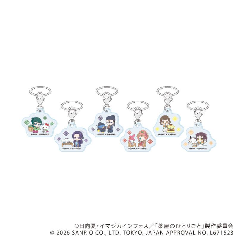 アンブレラマーカー「TVアニメ『薬屋のひとりごと』×サンリオキャラクターズ」01/コンプリートセット(全6種)(コラボイラスト)