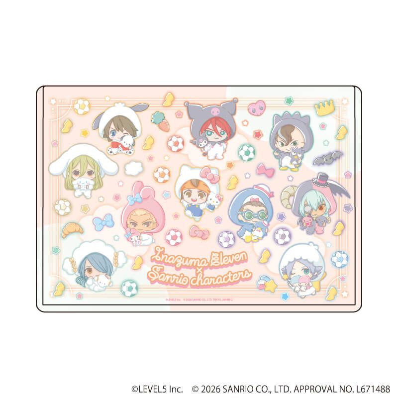 キャラクリアケース「イナズマイレブン×サンリオキャラクターズ」05/B(コラボイラスト)