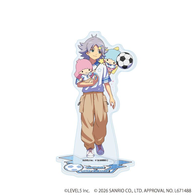 アクリルスタンド「イナズマイレブン×サンリオキャラクターズ」05/吹雪士郎×リトルツインスターズ(コラボイラスト)