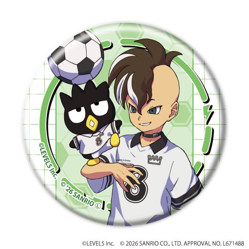 缶バッジ「イナズマイレブン×サンリオキャラクターズ」06/コンプリートセット(全10種)(コラボイラスト)