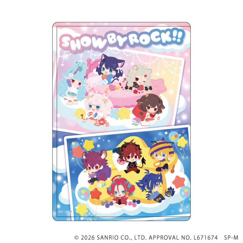 キャラクリアケース「SHOW BY ROCK!!」57/集合デザイン(ミニキャライラスト)