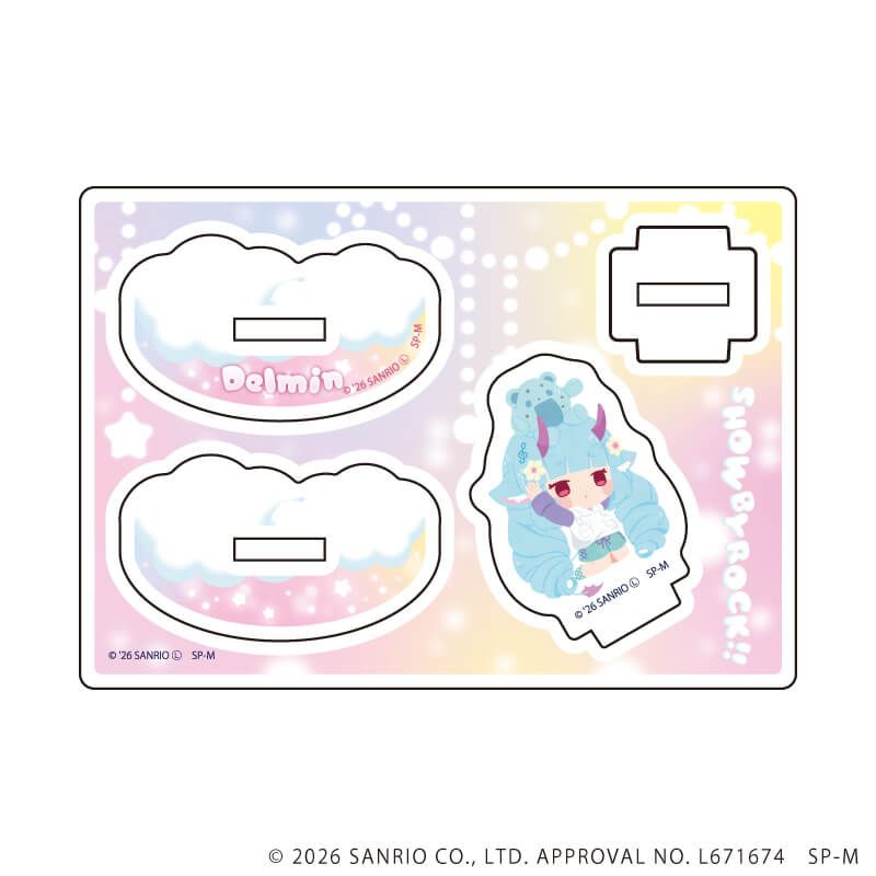 ゆらゆらアクリルスタンド「SHOW BY ROCK!!」21/デルミン(ミニキャライラスト)