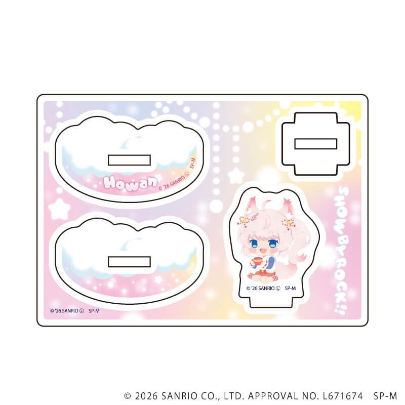 ゆらゆらアクリルスタンド「SHOW BY ROCK!!」20/ほわん(ミニキャライラスト)