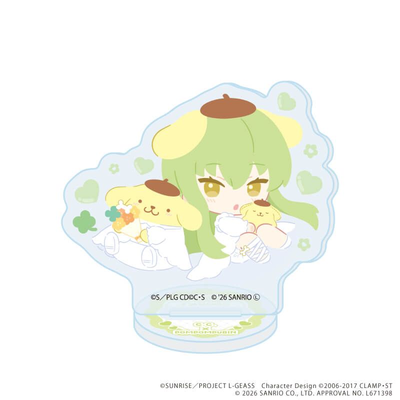 アクリルぷちスタンド「コードギアス×サンリオキャラクターズ」01/コンプリートセット(全6種)(コラボイラスト)