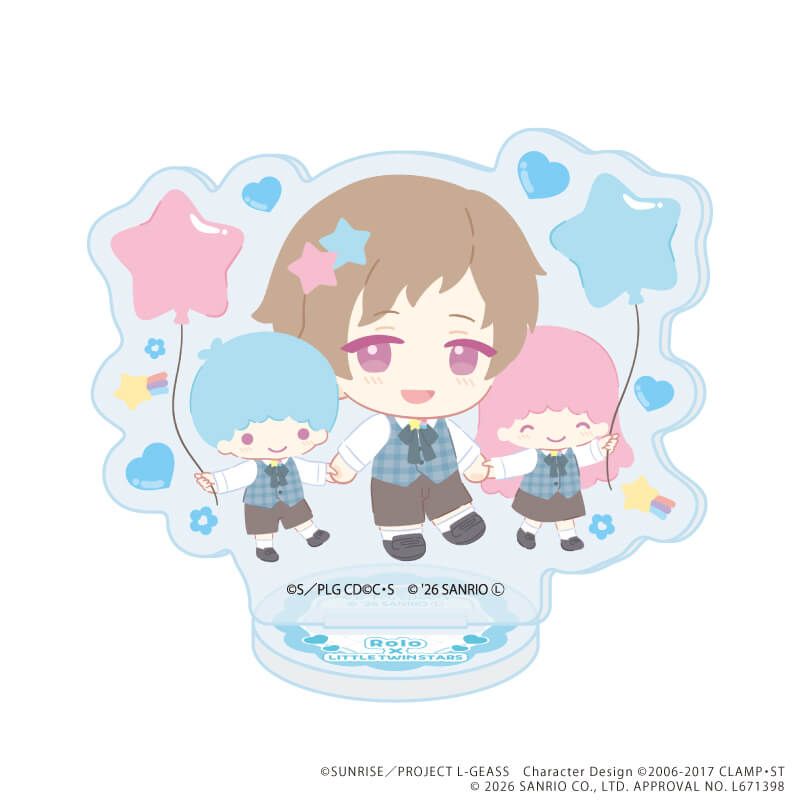 アクリルぷちスタンド「コードギアス×サンリオキャラクターズ」01/コンプリートセット(全6種)(コラボイラスト)