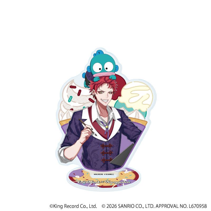 アクリルスタンド「ヒプノシスマイク SANRIO NAKAYOKU EDIT」34/波羅夷 空却×ハンギョドン(コラボイラスト)