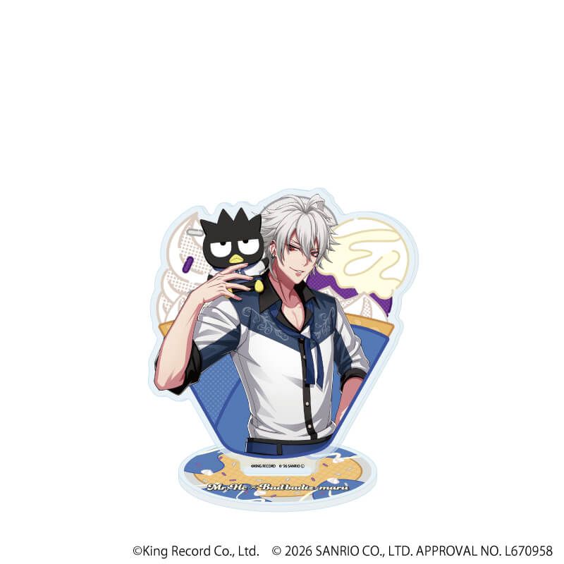 アクリルスタンド「ヒプノシスマイク SANRIO NAKAYOKU EDIT」22/碧棺 左馬刻×バッドばつ丸(コラボイラスト)