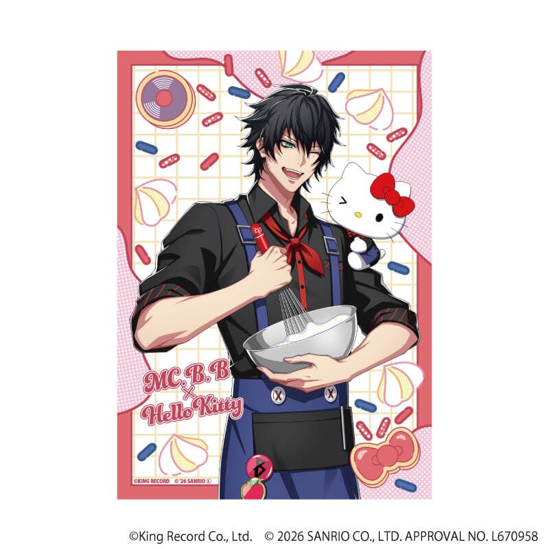 L版ブロマイド3枚セット「ヒプノシスマイク SANRIO NAKAYOKU EDIT」01/ブラインド(18種)(コラボイラスト)