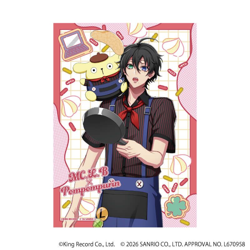 L版ブロマイド3枚セット「ヒプノシスマイク SANRIO NAKAYOKU EDIT」01/ブラインド(18種)(コラボイラスト)