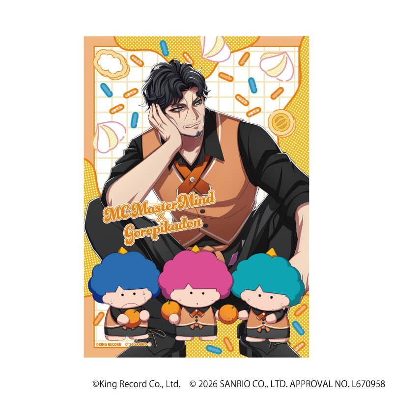 L版ブロマイド3枚セット「ヒプノシスマイク SANRIO NAKAYOKU EDIT」01/ブラインド(18種)(コラボイラスト)