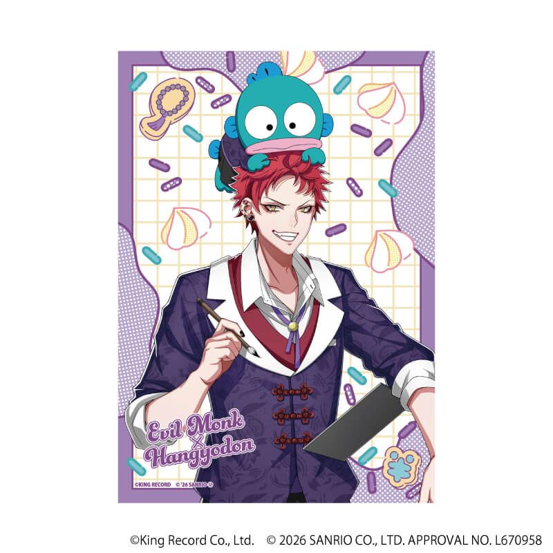 L版ブロマイド3枚セット「ヒプノシスマイク SANRIO NAKAYOKU EDIT」01/ブラインド(18種)(コラボイラスト)