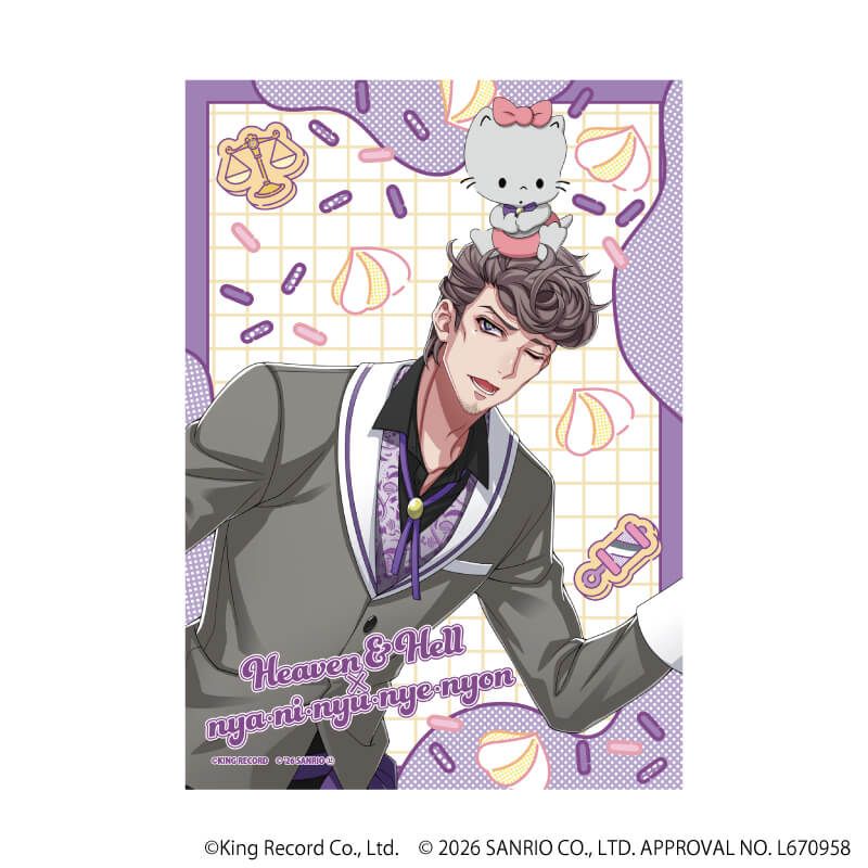 L版ブロマイド3枚セット「ヒプノシスマイク SANRIO NAKAYOKU EDIT」01/ブラインド(18種)(コラボイラスト)