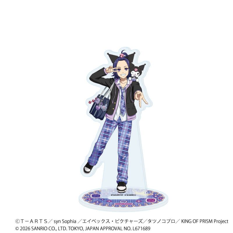 アクリルスタンド「KING OF PRISM 10th ANNIVERSARY×サンリオキャラクターズ」17/涼野ユウ×クロミ