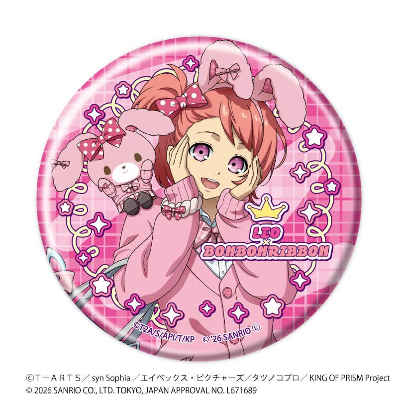缶バッジ「KING OF PRISM 10th ANNIVERSARY×サンリオキャラクターズ」02/ブラインド(10種)等身