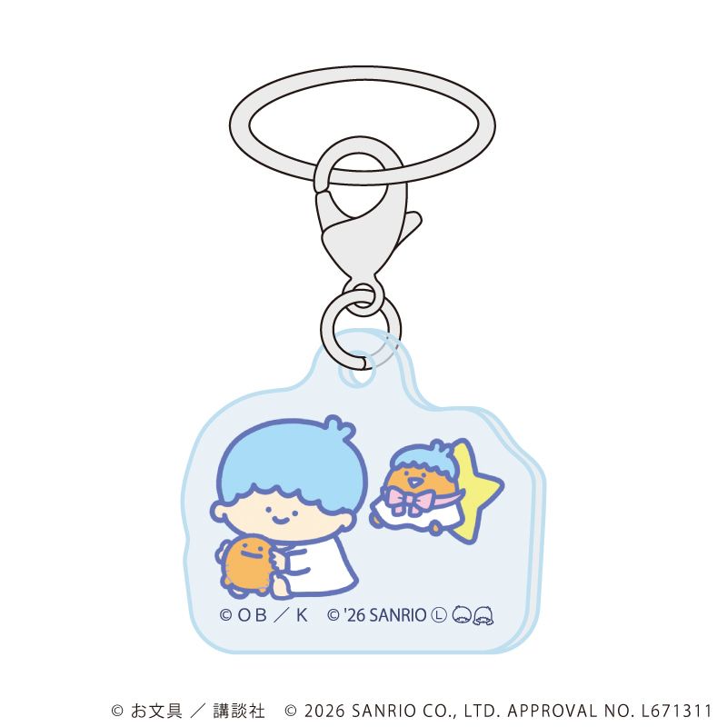 アンブレラマーカー「お文具といっしょ×サンリオキャラクターズ」01/ブラインド(6種)(コラボイラスト)