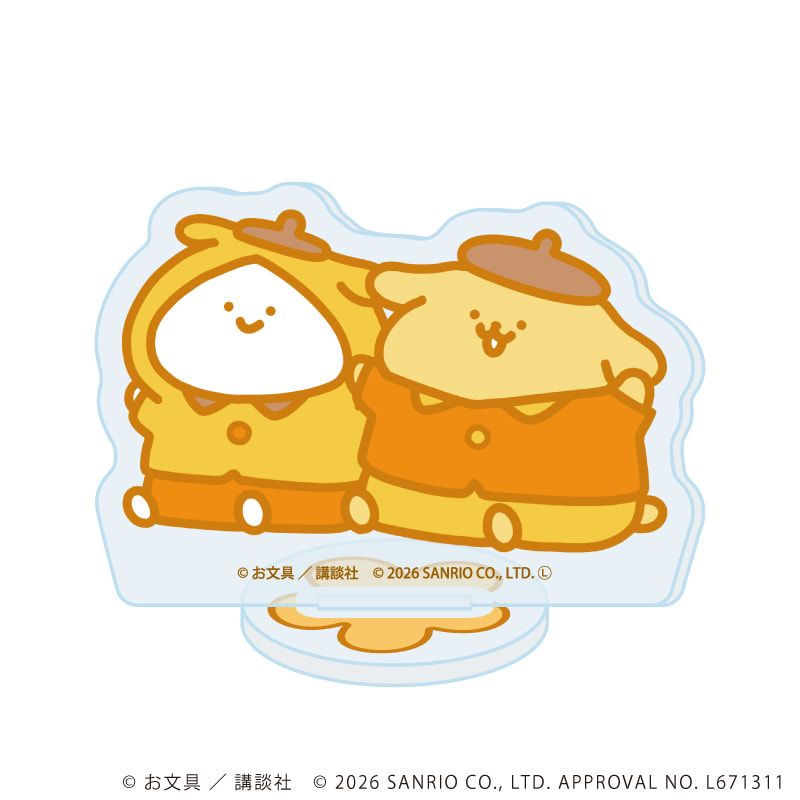 アクリルぷちスタンド「お文具といっしょ×サンリオキャラクターズ」01/ブラインド(5種)(コラボイラスト)