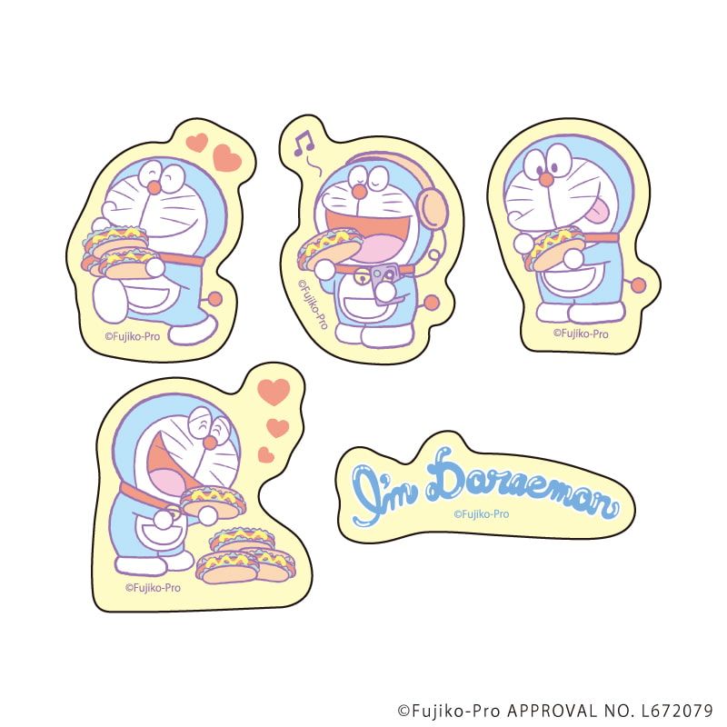 フレークシール(5枚セット)「I'm Doraemon」01/I'm Doraemon