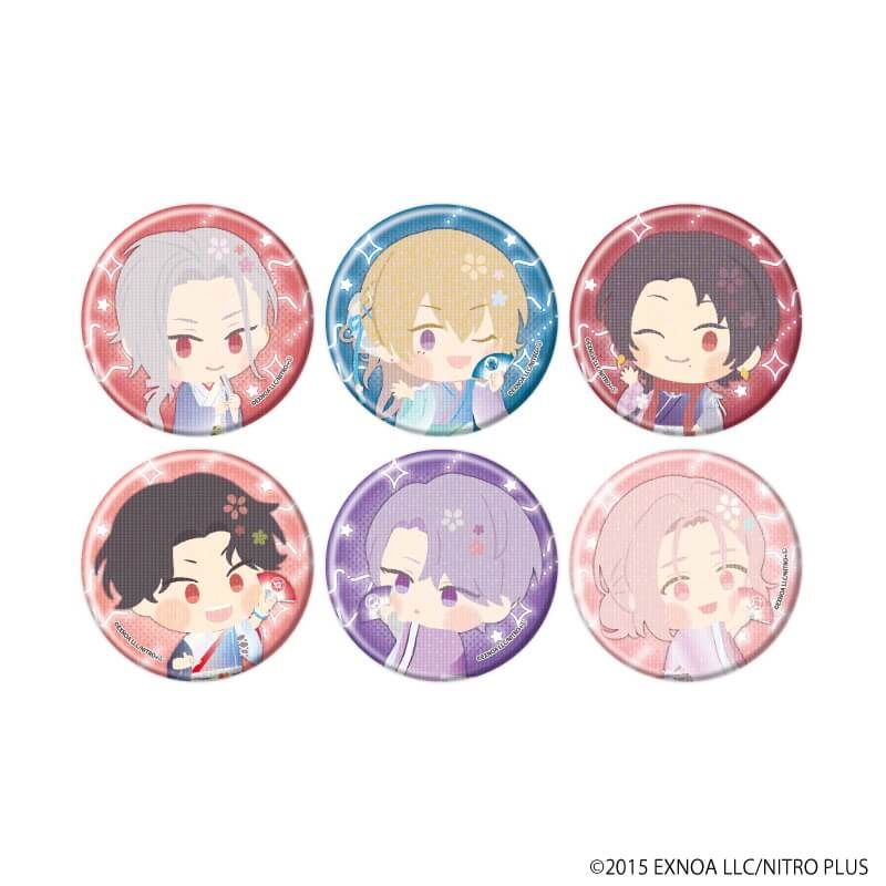 ホログラム缶バッジ「わんぱく！刀剣乱舞」03/コンプリートセット(全6種)