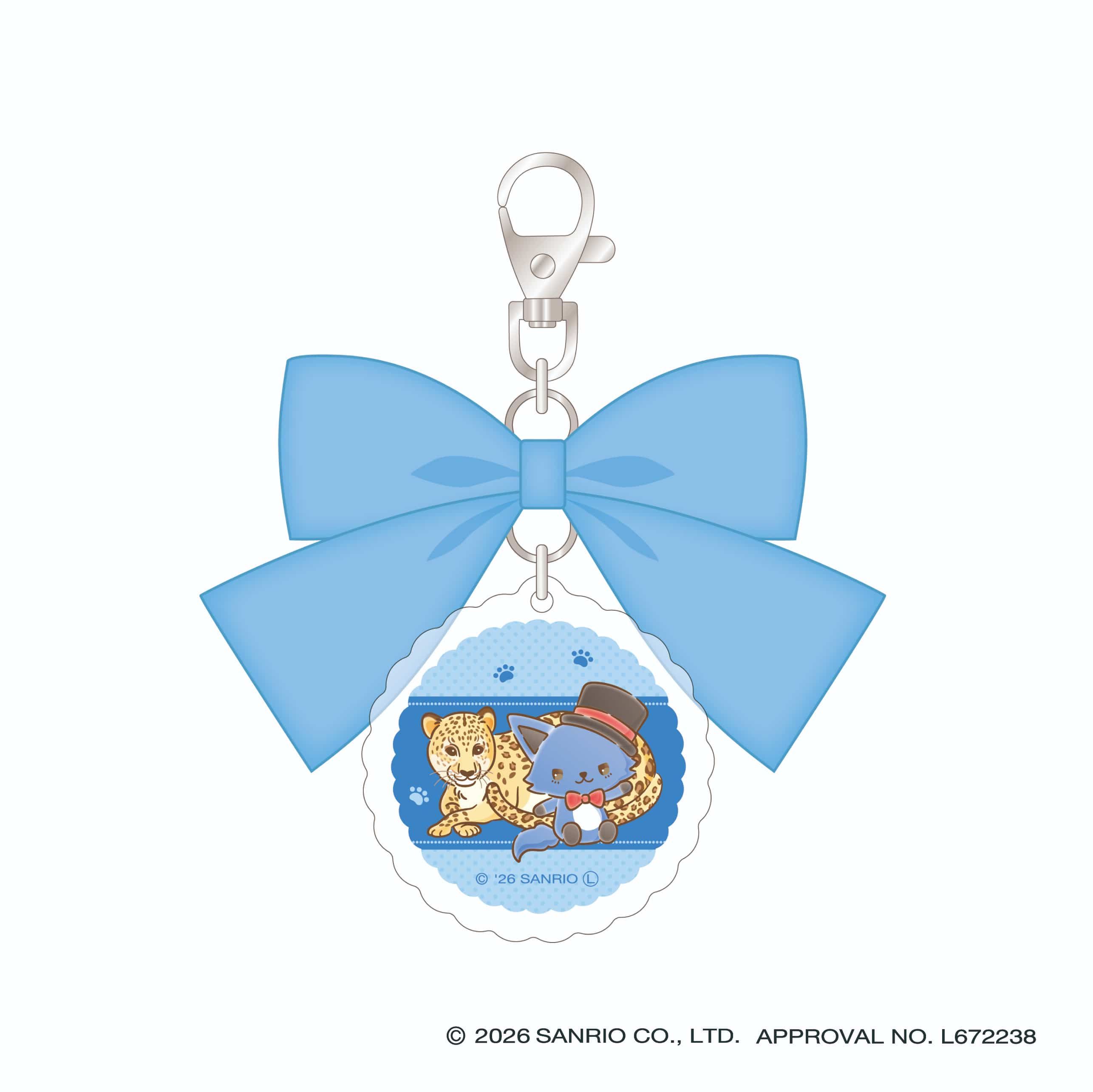 JOCHUM リボン付きアクリルキーホルダー レイン