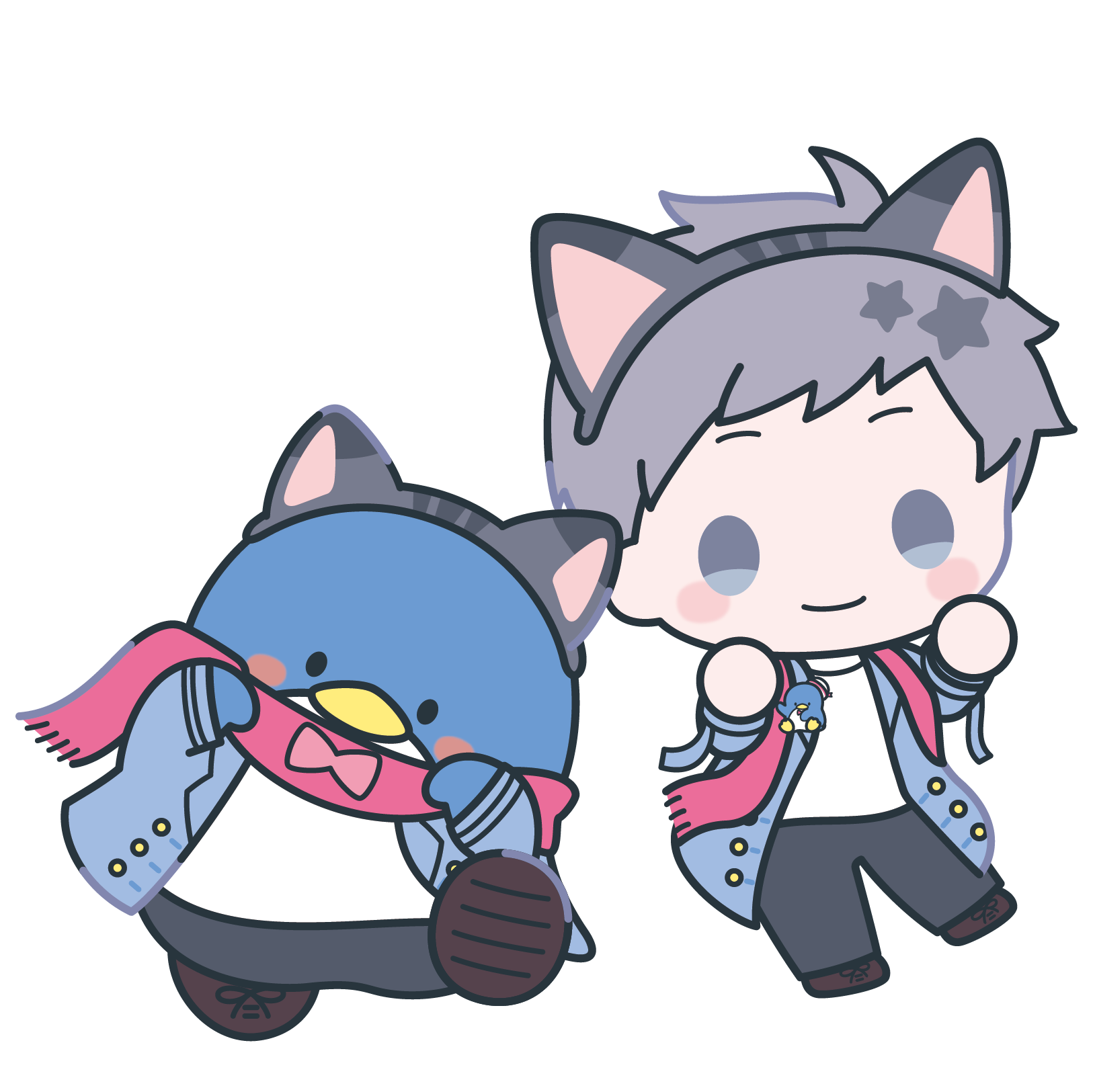 ネコおじ×タキシードサム